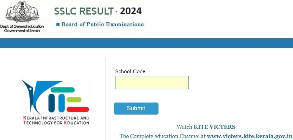 Kerala SSLC Result School Wise 2024