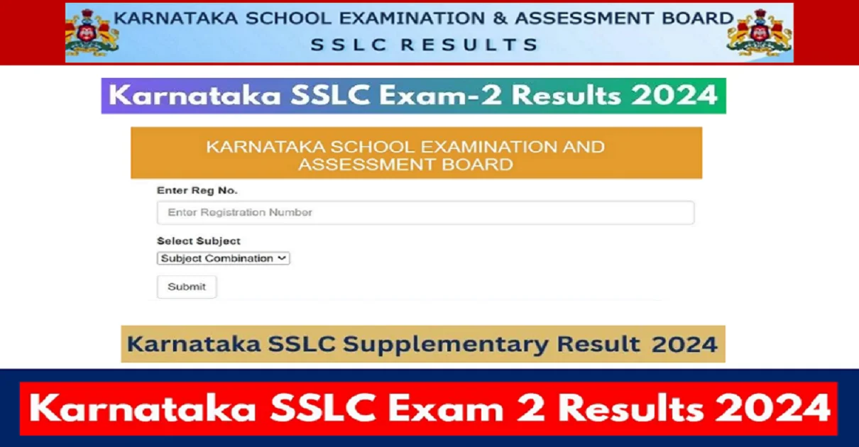 Karnataka SSLC Supplementary Results 2024