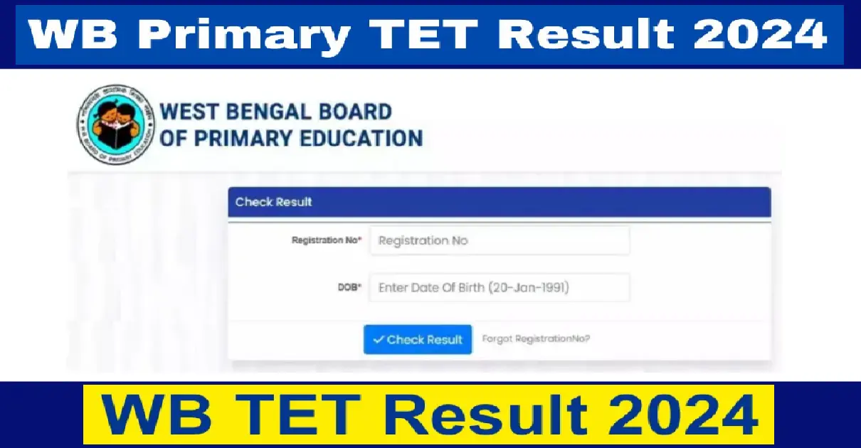 WB Primary TET Result 2024