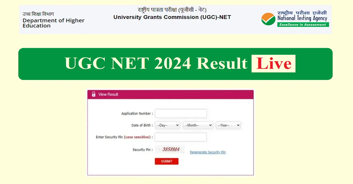 UGC NET 2024 Result