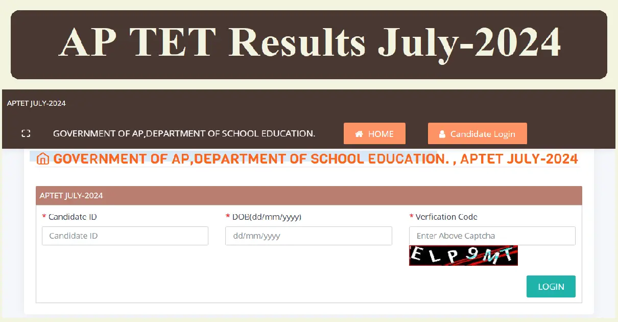 AP TET Results July-2024