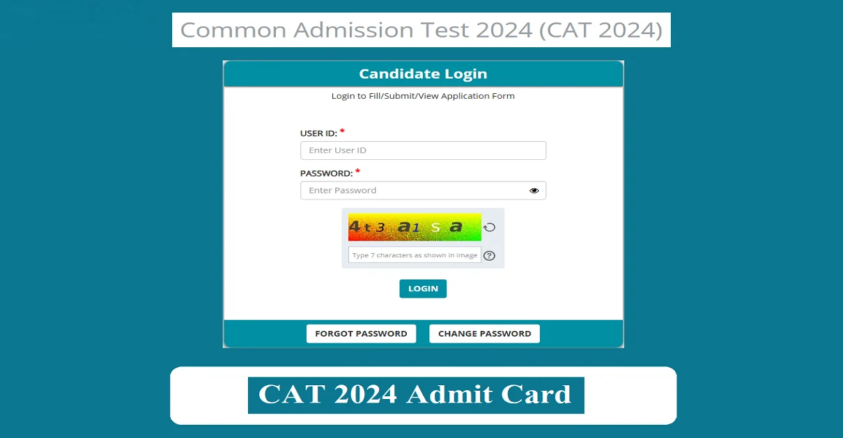 IIM CAT Admit Card 2024